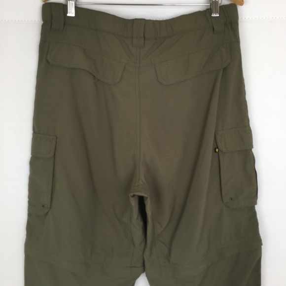 Boy Scouts Cargo Uniform Pants Shorts Convertible Green Hiking Zip Off Outdoor - Picture 7 of 14